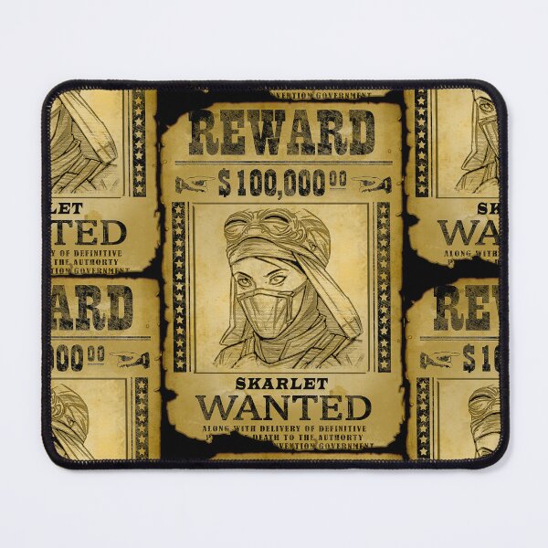 Item preview, Skarlet Wanted Poster Retro Mortal Kombat Gaming Art designed and sold by Back2Collage.