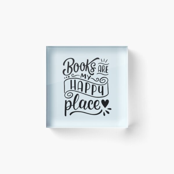Item preview, Books are my happy place designed and sold by mayralejandrat.