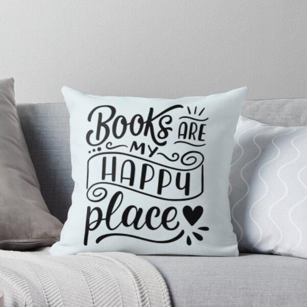 Item preview, Books are my happy place designed and sold by mayralejandrat.