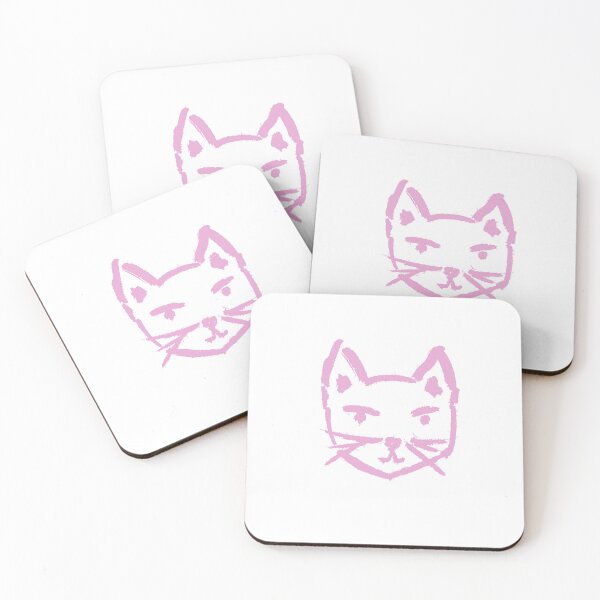 Item preview, Pleased Kitty Pink designed and sold by MagentaTwilight.