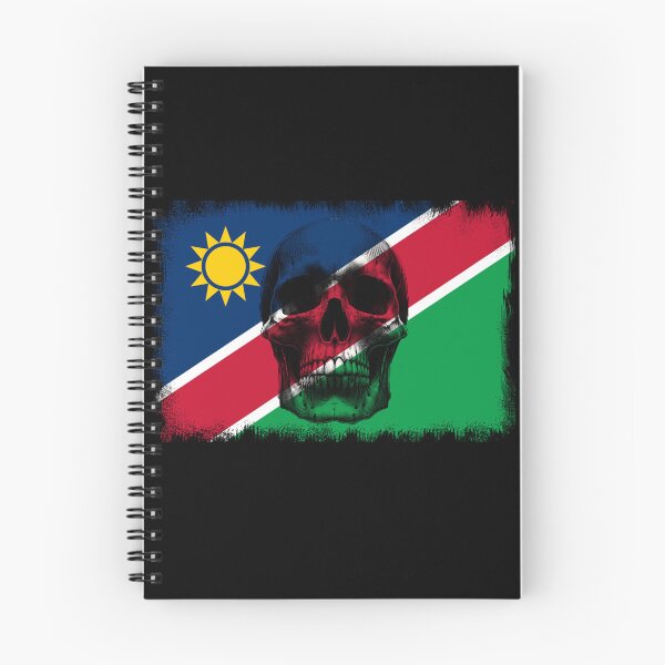 Item preview, NAMIBIA SKULL FLAG NATION RAREART COUNTRY HALLOWEEN #ogirdor designed and sold by ogirdorgraphics.