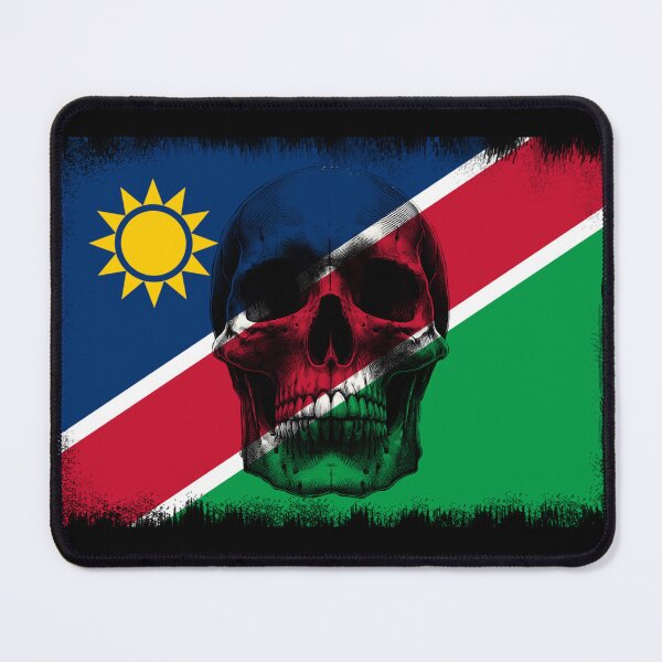 Item preview, NAMIBIA SKULL FLAG NATION RAREART COUNTRY HALLOWEEN #ogirdor designed and sold by ogirdorgraphics.