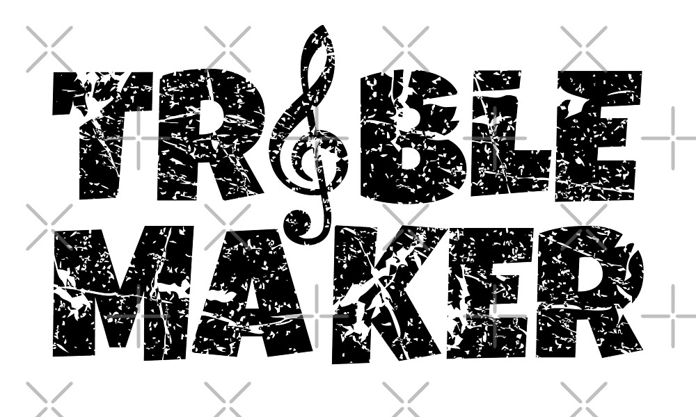 Treble Maker Musician Gifts (Ancient Black) by theshirtshops