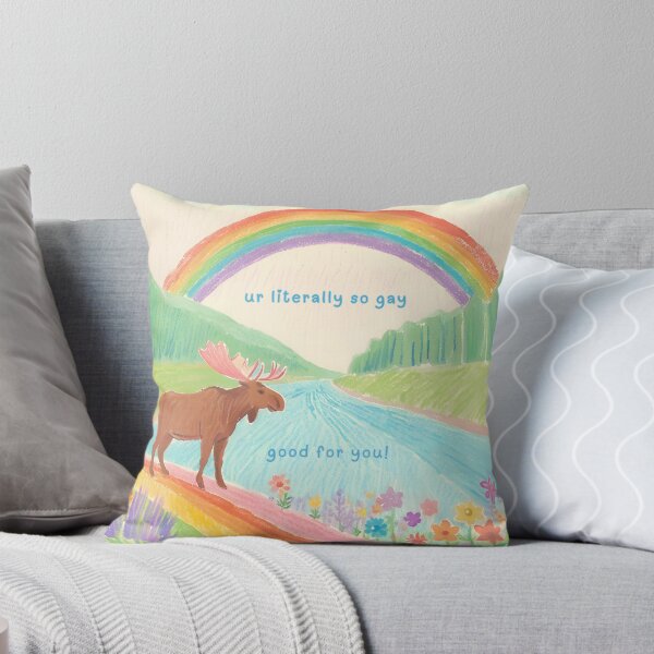Item preview, Eres literalmente muy gay, ¡bien por ti! - Moose Rainbow Meadow designed and sold by LeetlBug.