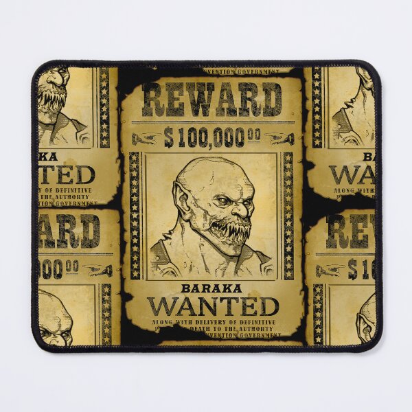 Item preview, Baraka Wanted Poster Retro Mortal Kombat Gaming Art designed and sold by Back2Collage.