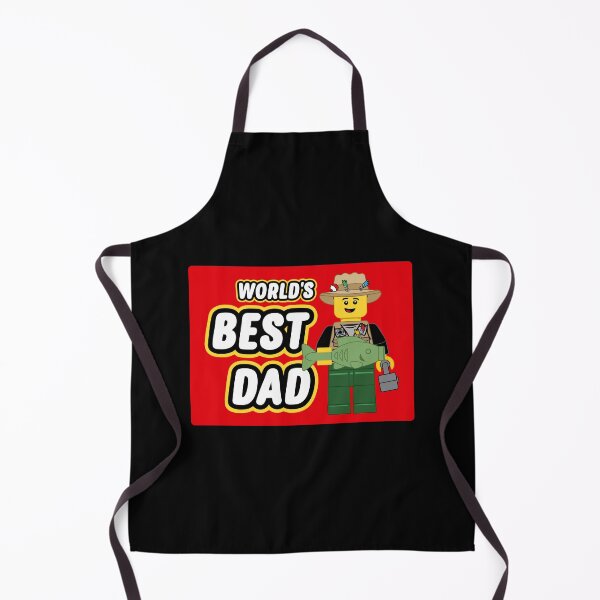 Item preview, World's Best Dad Fishing Minifig Sticker designed and sold by BlueSkyTheory.
