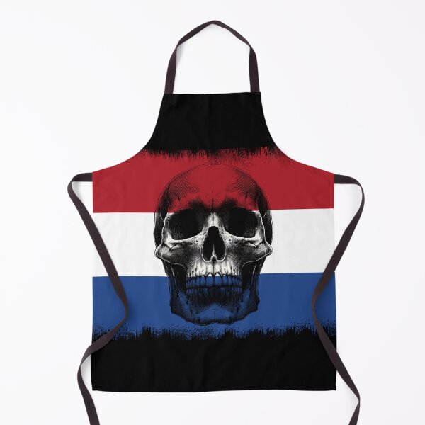 Item preview, NETHERLANDS SKULL FLAG NATION RAREART COUNTRY HALLOWEEN #ogirdor designed and sold by ogirdorgraphics.