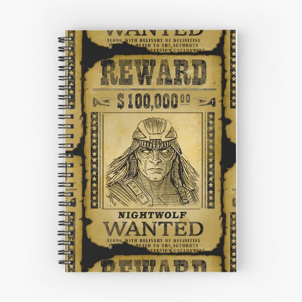 Item preview, Nightwolf Wanted Poster Retro Mortal Kombat Gaming Art designed and sold by Back2Collage.