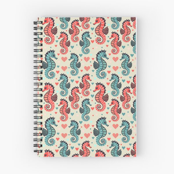 Item preview, Seahorses With Hearts Pattern designed and sold by Ghost on Toast.