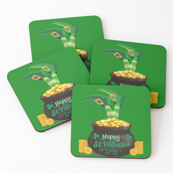 Item preview, St. Patrick's Day Elf Feet in Pot of Gold T-Shirt designed and sold by FaeryNuff.