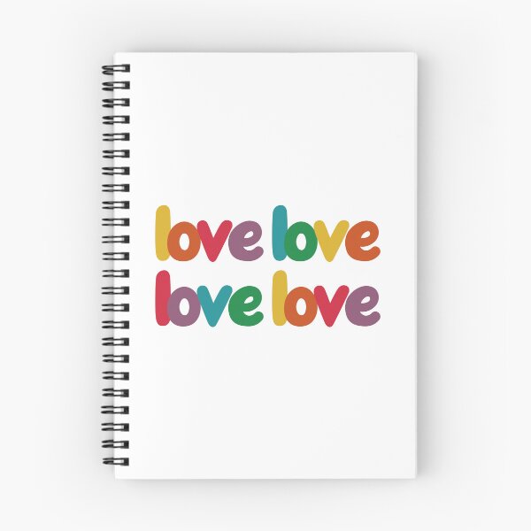 Item preview, Rainbow Love Typography designed and sold by EunsooLee.