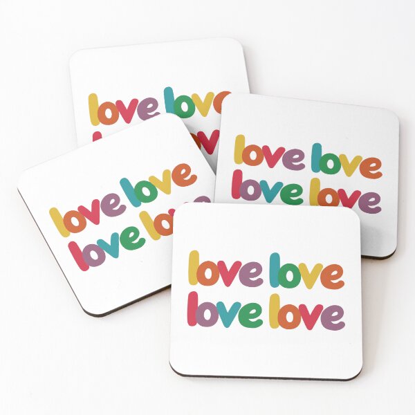 Item preview, Rainbow Love Typography designed and sold by EunsooLee.