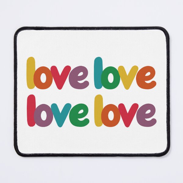 Item preview, Rainbow Love Typography designed and sold by EunsooLee.