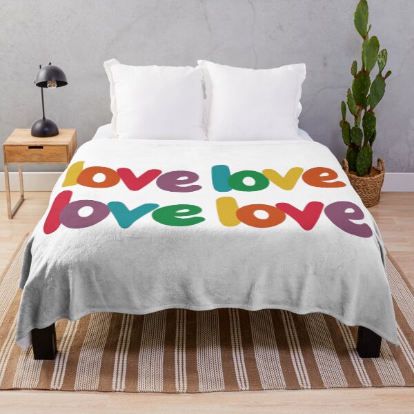 Item preview, Rainbow Love Typography designed and sold by EunsooLee.