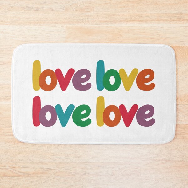 Item preview, Rainbow Love Typography designed and sold by EunsooLee.