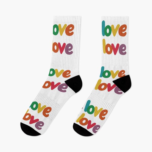 Item preview, Rainbow Love Typography designed and sold by EunsooLee.