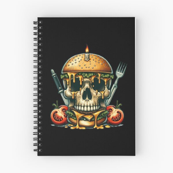 Item preview, Burger Skull designed and sold by FLATVAC STICKER.