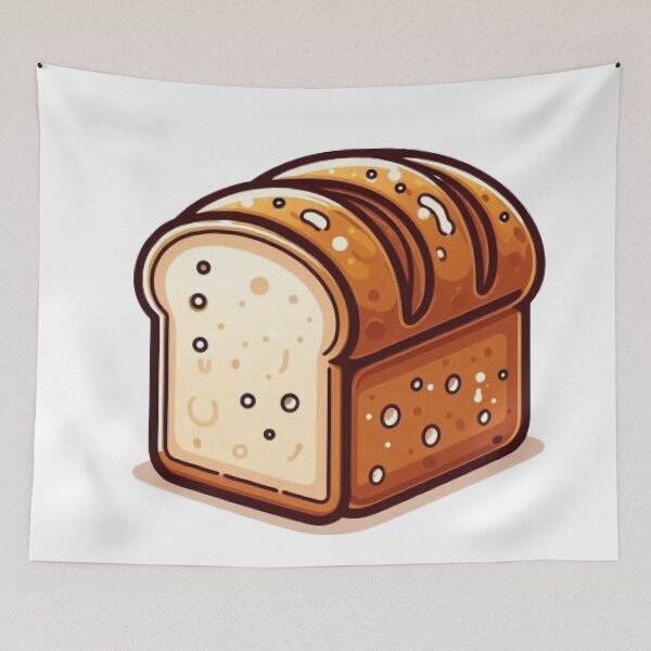 Item preview, White bread designed and sold by FLATVAC STICKER.