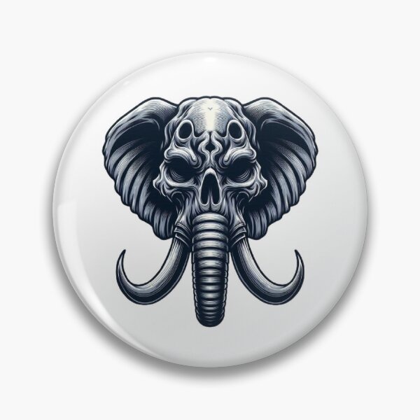 Item preview, Elephant skull designed and sold by FLATVAC STICKER.