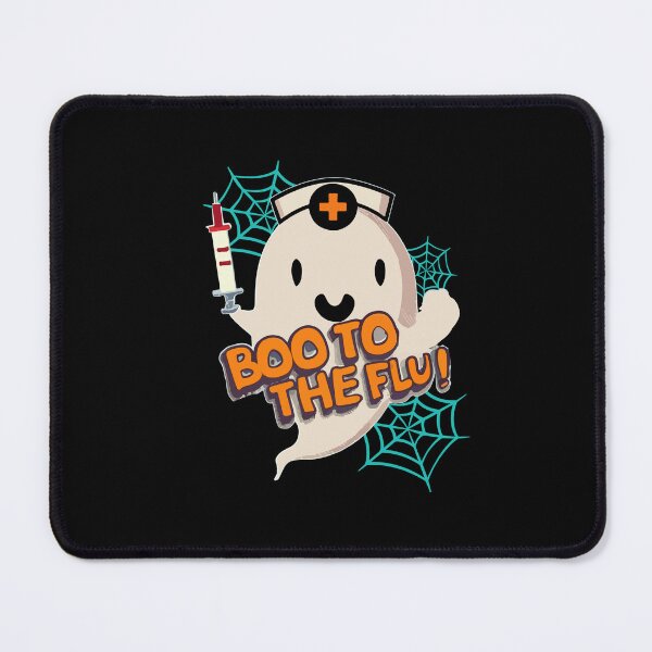 Item preview, Boo To The Flu Ghost Retro Halloween designed and sold by Dressed For  Duty.