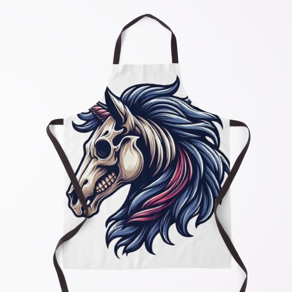 Item preview, Horse skull illustration design designed and sold by FLATVAC STICKER.
