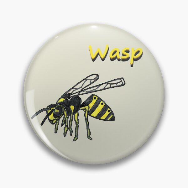 Item preview, Wasp in English and Polish designed and sold by HandmadeDigital.