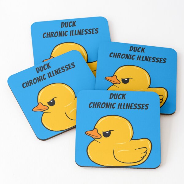 Item preview, Duck Chronic Illnesses (Yellow) designed and sold by CaitlynConnor.