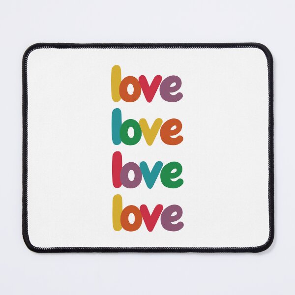 Item preview, Rainbow Love Typography #2 designed and sold by EunsooLee.