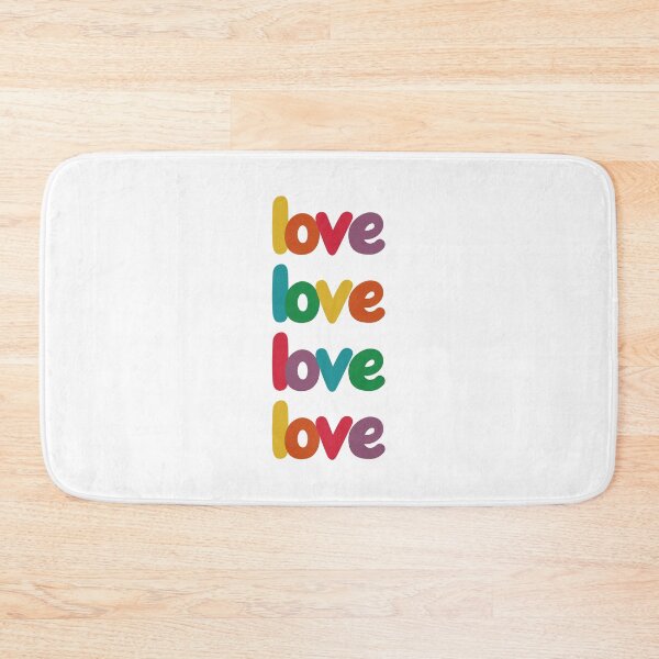 Item preview, Rainbow Love Typography #2 designed and sold by EunsooLee.