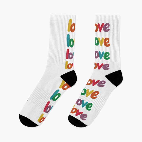 Item preview, Rainbow Love Typography #2 designed and sold by EunsooLee.