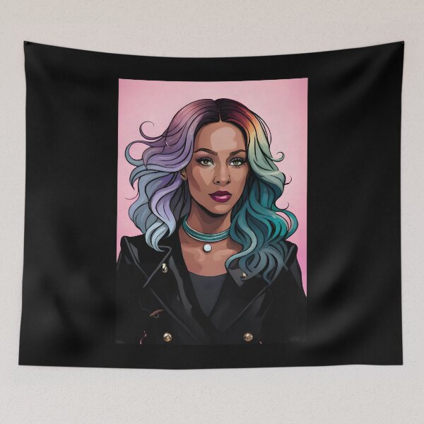 Item preview, Glam Woman Rainbow Fashionista Empowerment Girl Power Inspirations  designed and sold by Melan Designs.