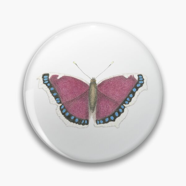 Artikelvorschau, Trauermantel Schmetterling Zeichnung entworfen und verkauft von Ann Brantingham -- Nature Art.