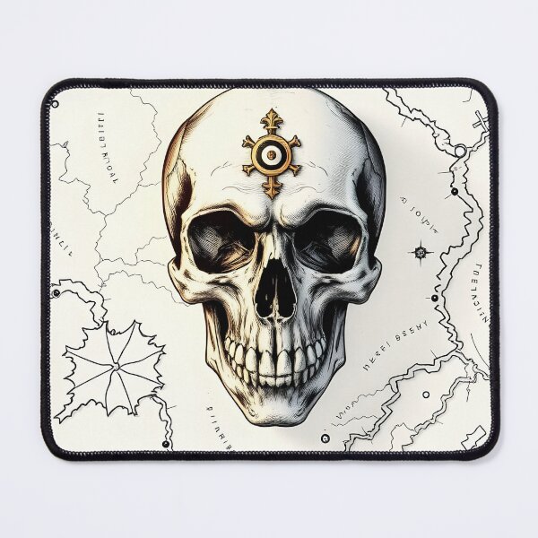 Item preview, Treasure Map Skull designed and sold by SecretSkulls.