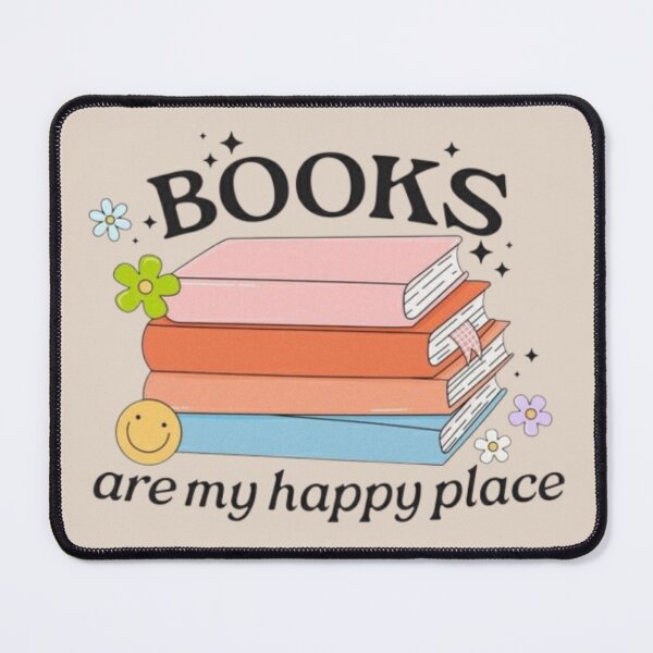 Item preview, Books are my happy place designed and sold by mayralejandrat.