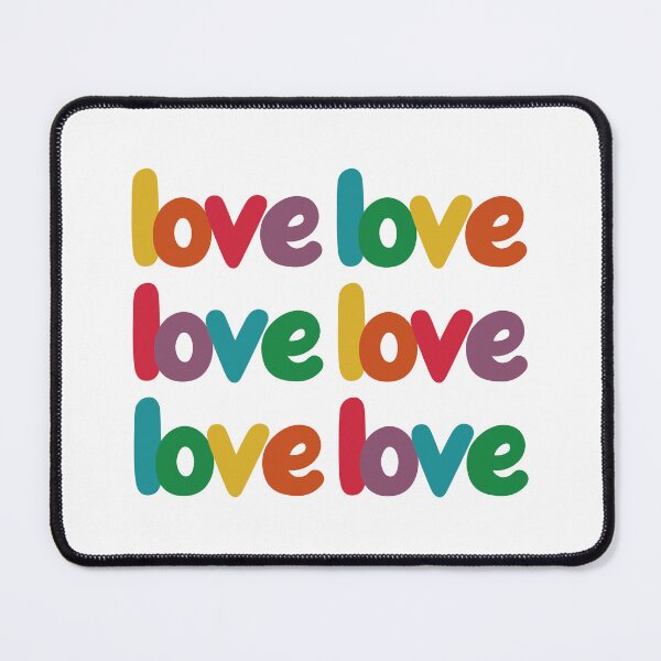 Item preview, Rainbow Love Typography #3 designed and sold by EunsooLee.