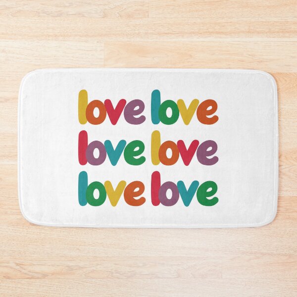 Item preview, Rainbow Love Typography #3 designed and sold by EunsooLee.