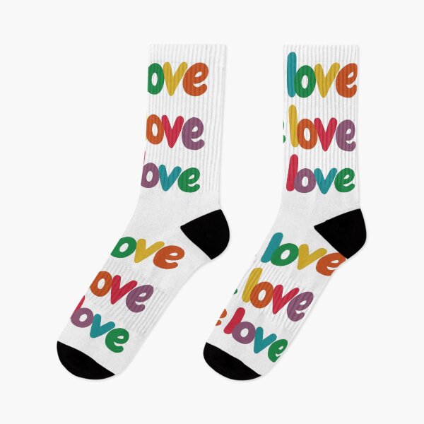 Item preview, Rainbow Love Typography #3 designed and sold by EunsooLee.