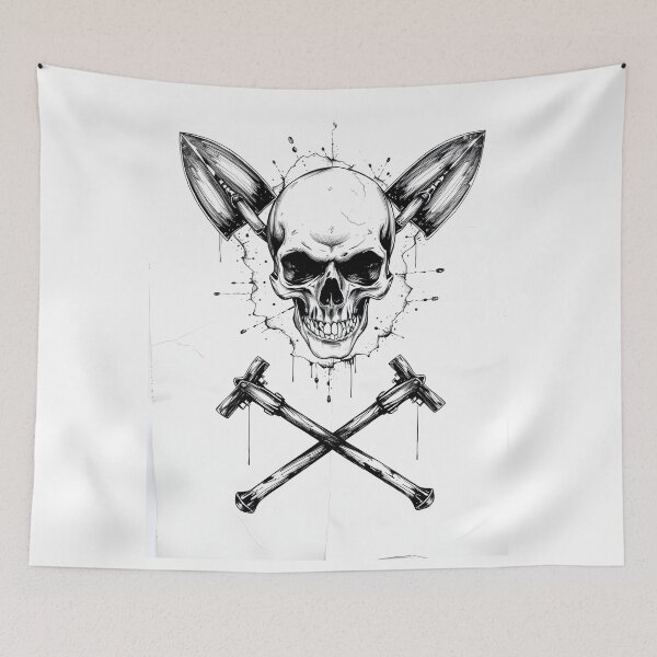 Item preview, Shovel X Skull designed and sold by SecretSkulls.