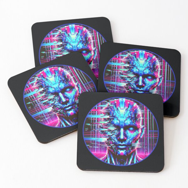 Item preview, "Neon Fragments: Glitch Art Vision" designed and sold by AmvaDesigns.