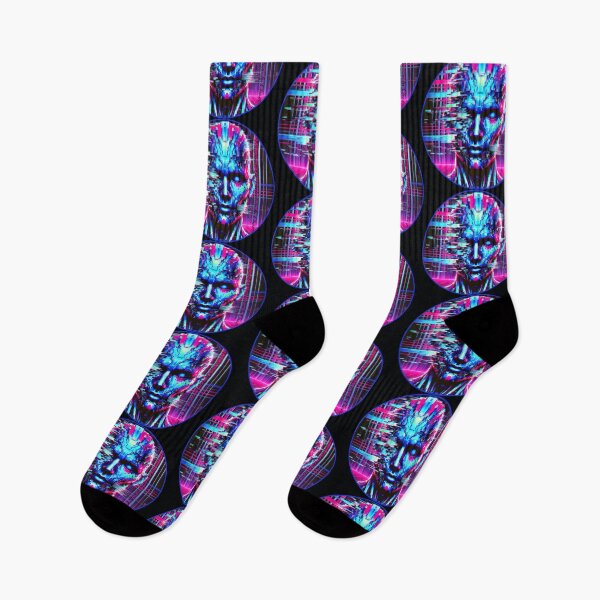 Item preview, "Neon Fragments: Glitch Art Vision" designed and sold by AdelkoDesigns.