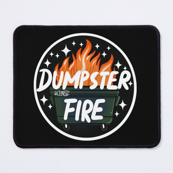 Item preview, Dumpster Fire designed and sold by altbarbzz.