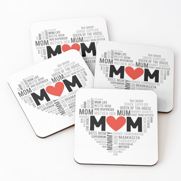 Item preview, Mom - Heart shape and word design designed and sold by ArthousePromos.