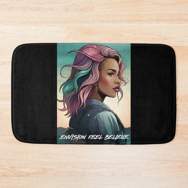 Item preview, Glam Woman Teal Fashion Empowerment Girl Power Envision designed and sold by Melan Designs.