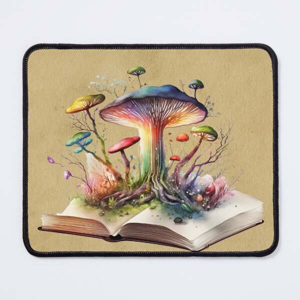 Item preview, Fantasy, Mushroom, Magical Reading Vibe, Enchanted, BOHO, Cottage Core, Whimsical designed and sold by katherinelent.