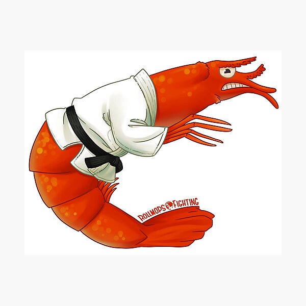 Artikel-Vorschau von BJJ Shrimpy Shrimp, designt und verkauft von RollmopsFight.