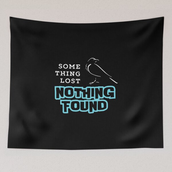 Item preview, Something Lost, Nothing Found - Raven Minimalist Design designed and sold by Shadow Star Hub.