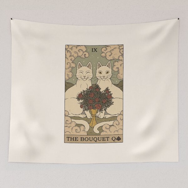 Item preview, The Bouquet - Cats Tarot designed and sold by Thiago Corrêa.