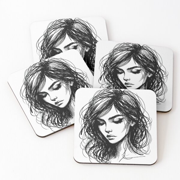 Item preview, Natural Woman Sketch #2 designed and sold by Fuzzymooselogs.