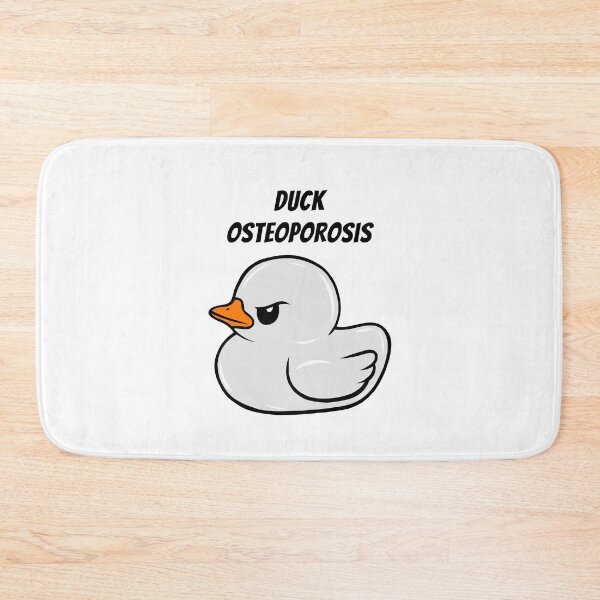 Item preview, Duck Osteoporosis (White) designed and sold by Chronic Illness Awareness Shop.