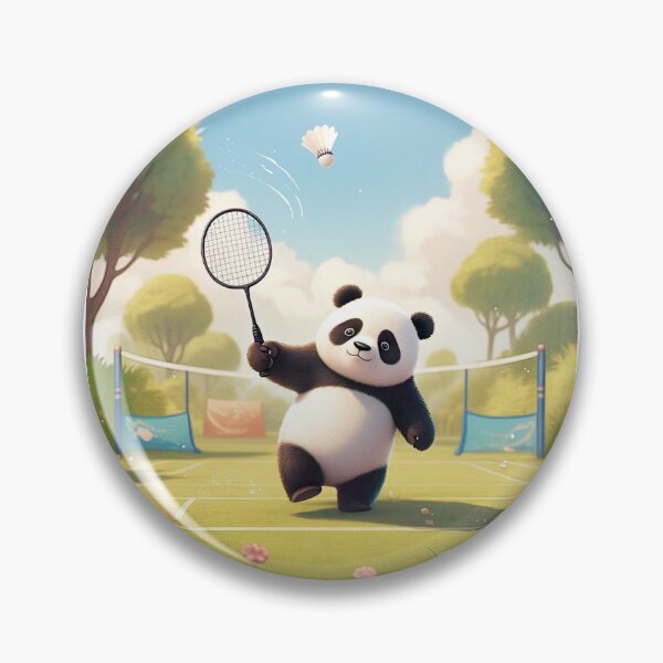 Item preview, Badminton Panda designed and sold by Zen Bearista.